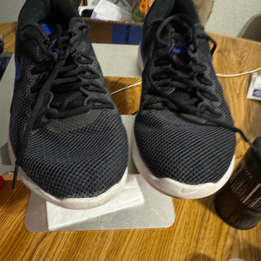 Nike Black and White Mesh Sneakers